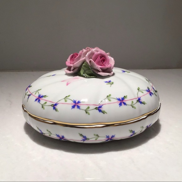 Herend Porcelain Dish with Cover
